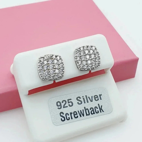 "925 Sterling Silver Cubic Zirconia Earrings, U19254585 - Picture 10 of 12